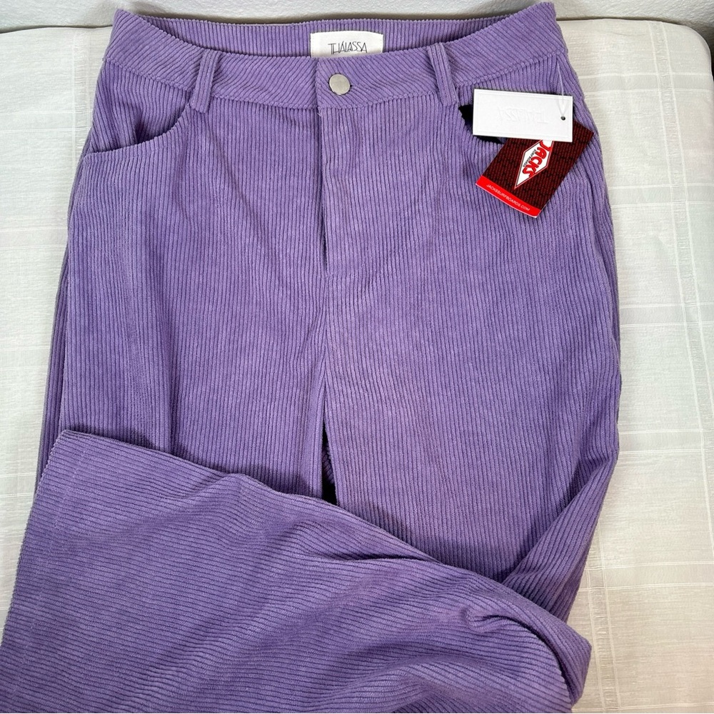 New baggy wide leg corduroy pants M purple jacks surf shop